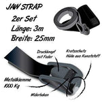 Laden Sie das Bild in den Galerie-Viewer, Spanngurt mit ummanteltem Klemmschloss schwarz Spanngurt ShredRack